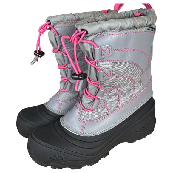 The North Face NF0A2T5P Alpenglow Therma Felt Plus Boot Snow Youth Size 5 - Picture 1 of 7